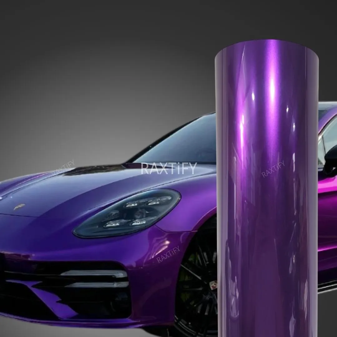 Gloss Metallic Imperial Purple Vinyl Wrap