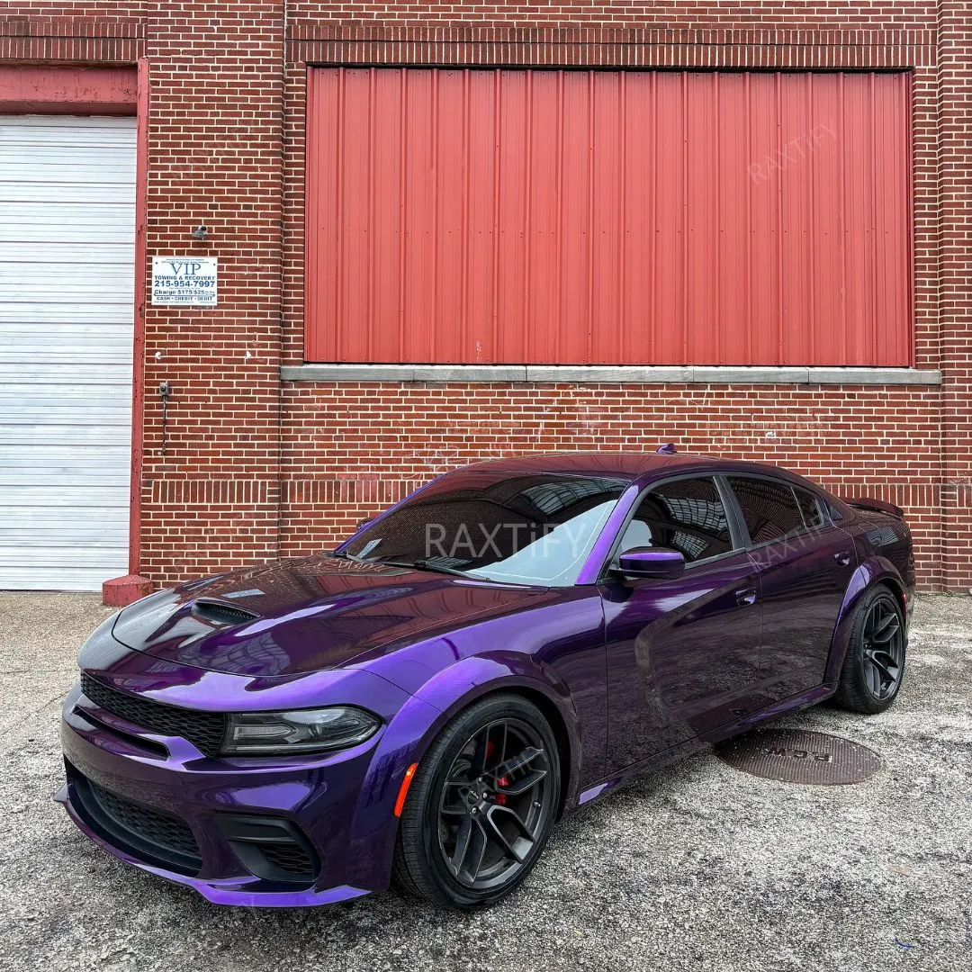 Gloss Metallic Midnight Purple II Car Wrap