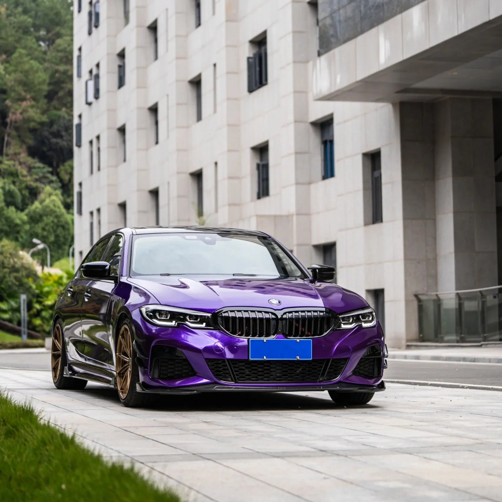 Gloss Metallic Midnight Purple II Car Wrap