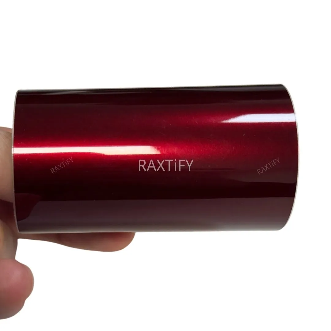 Gloss Metallic Rosewood Red Vinyl Wrap