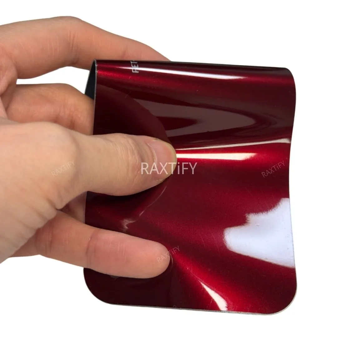 Gloss Metallic Rosewood Red Vinyl Wrap