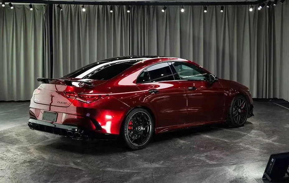 Gloss Metallic Rosewood Red Vinyl Wrap