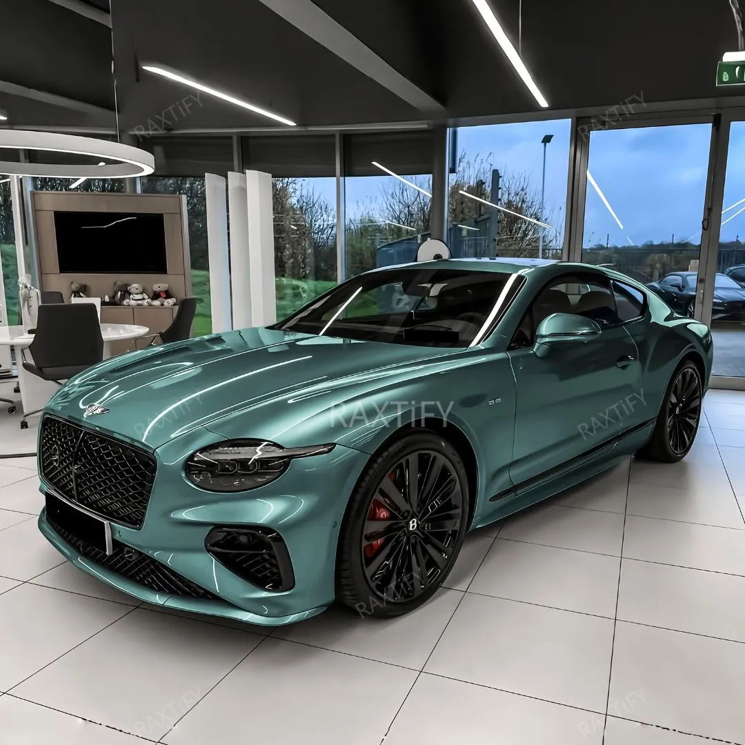 Gloss Metallic Ryan Green Vinyl Wrap