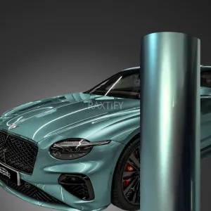 Gloss Metallic Ryan Green Vinyl Wrap