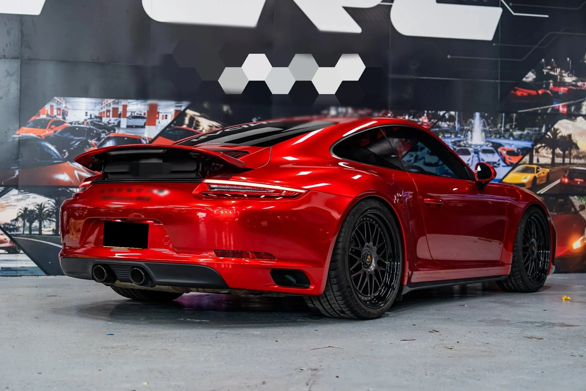 Gloss Metallic Vampire Red Vinyl Wrap
