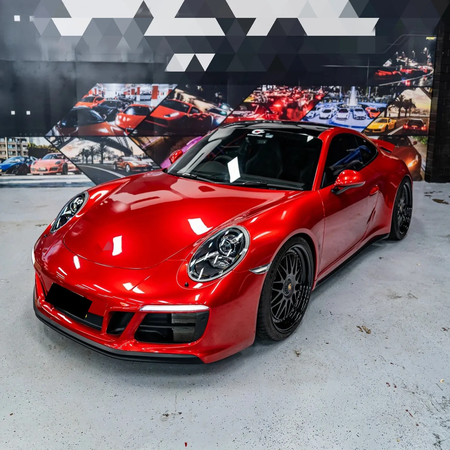 Gloss Metallic Vampire Red Vinyl Wrap