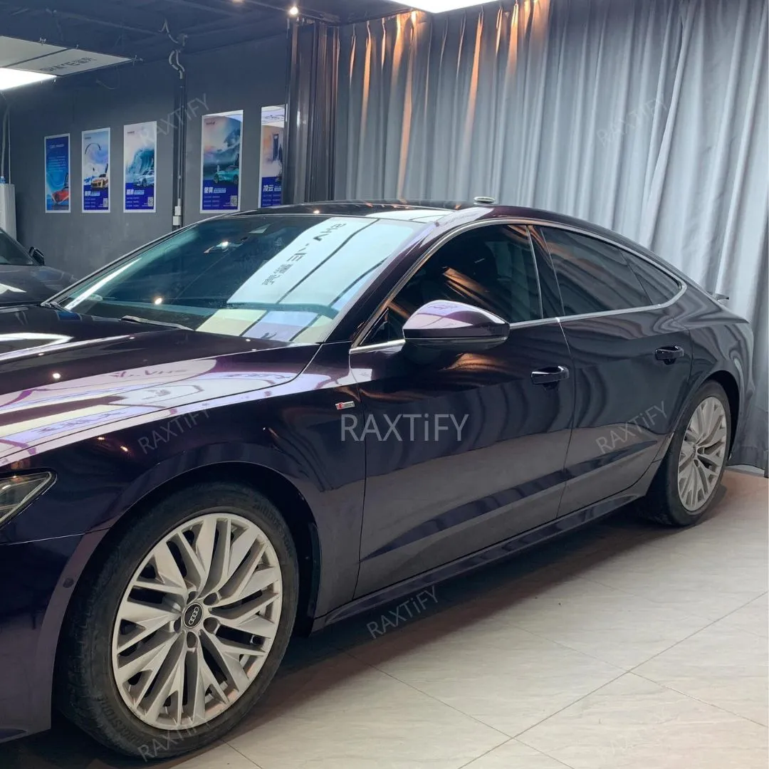 Gloss Metallic Victoria Purple Vinyl Wrap