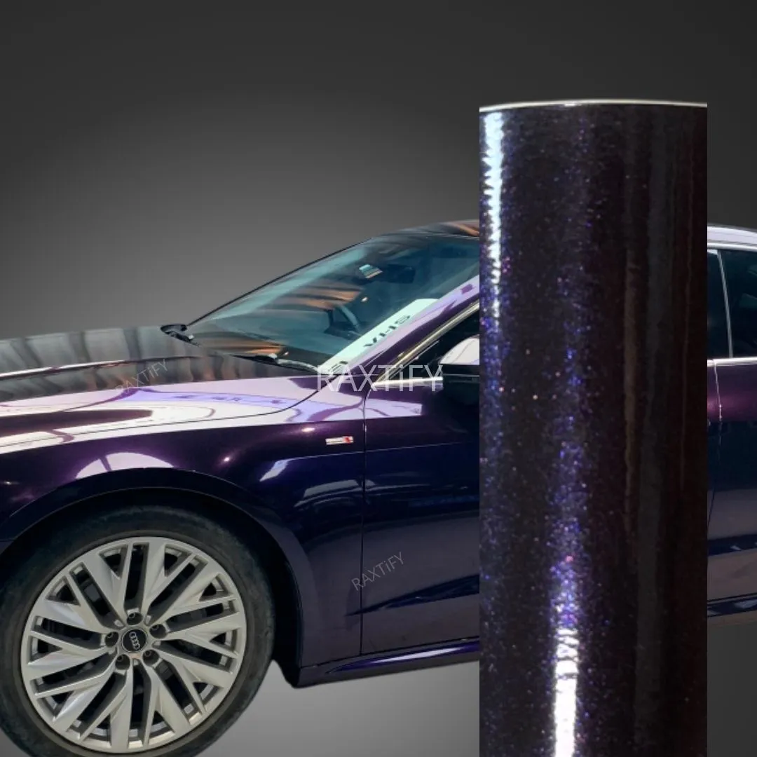 Gloss Metallic Victoria Purple Vinyl Wrap