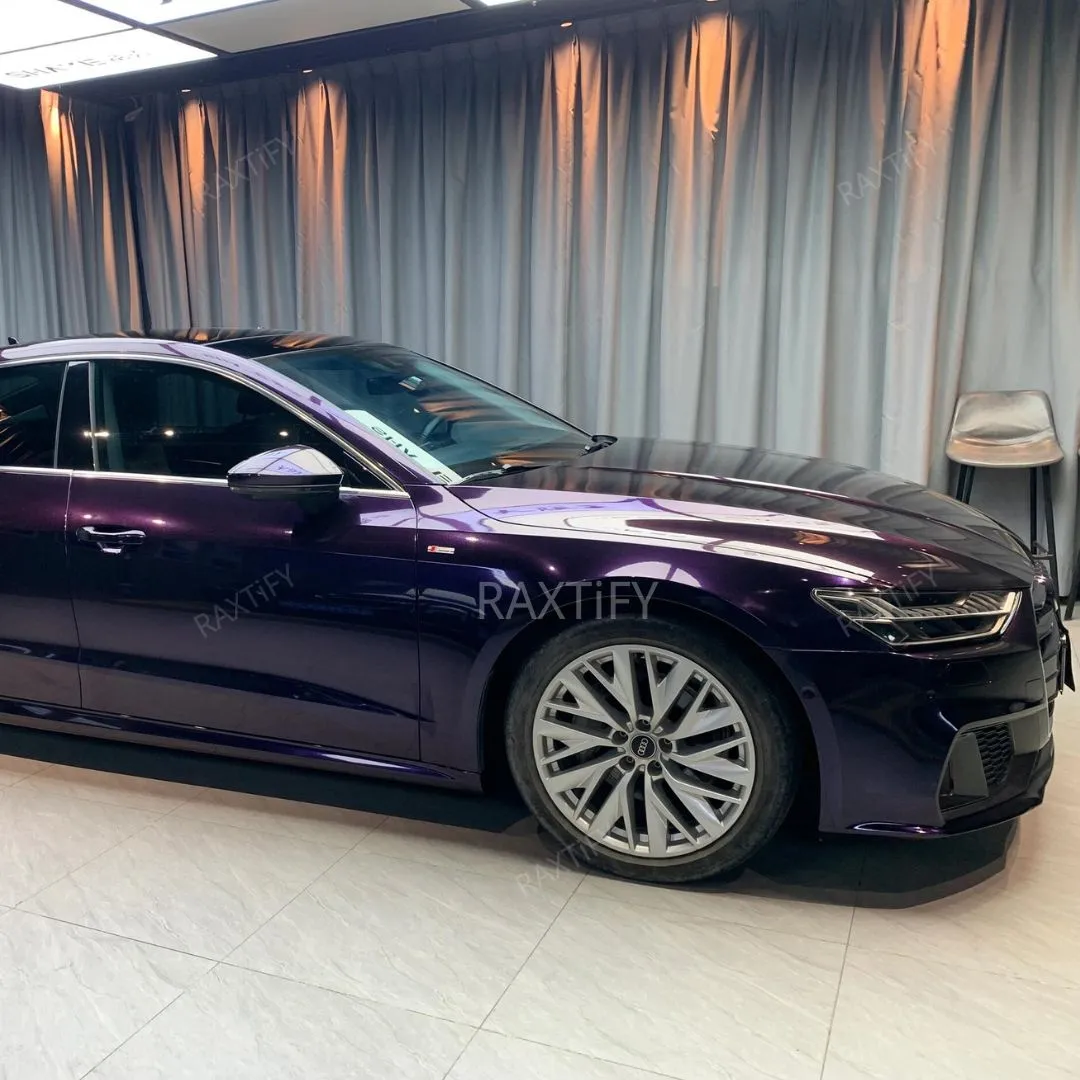 Gloss Metallic Victoria Purple Vinyl Wrap