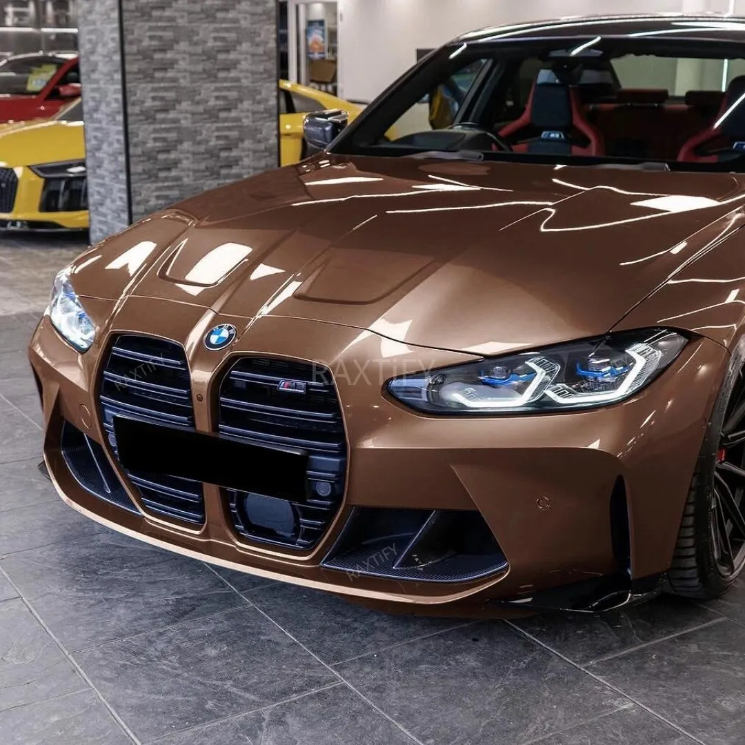 Gloss Mocha Mousse Brown Vinyl Wrap