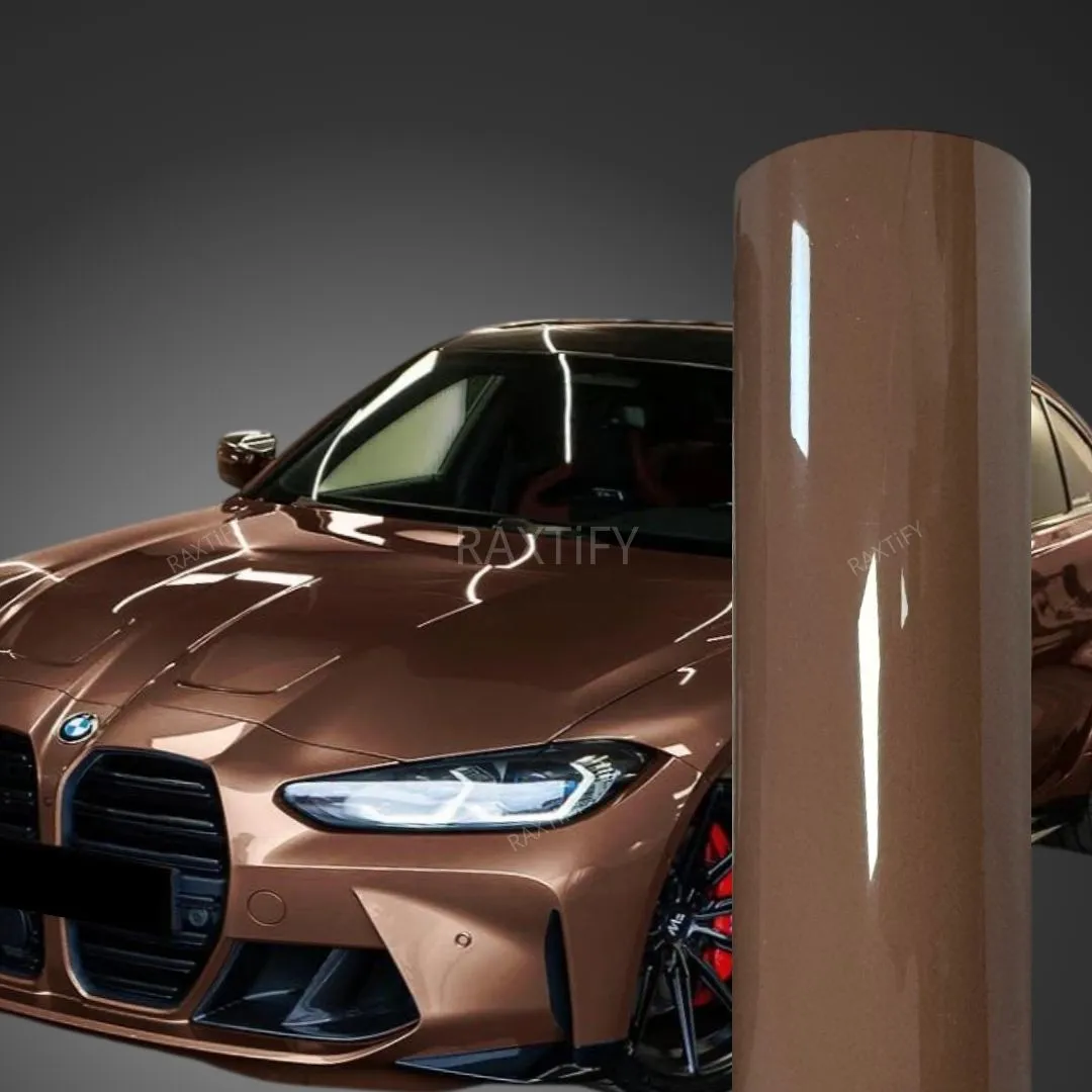 Gloss Mocha Mousse Brown Vinyl Wrap