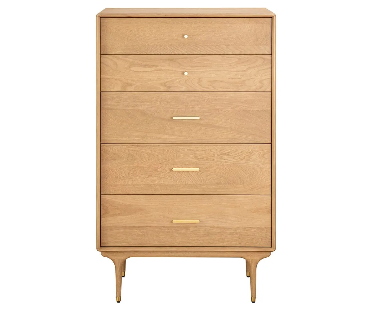 Hendrick High Chest II - White Oak