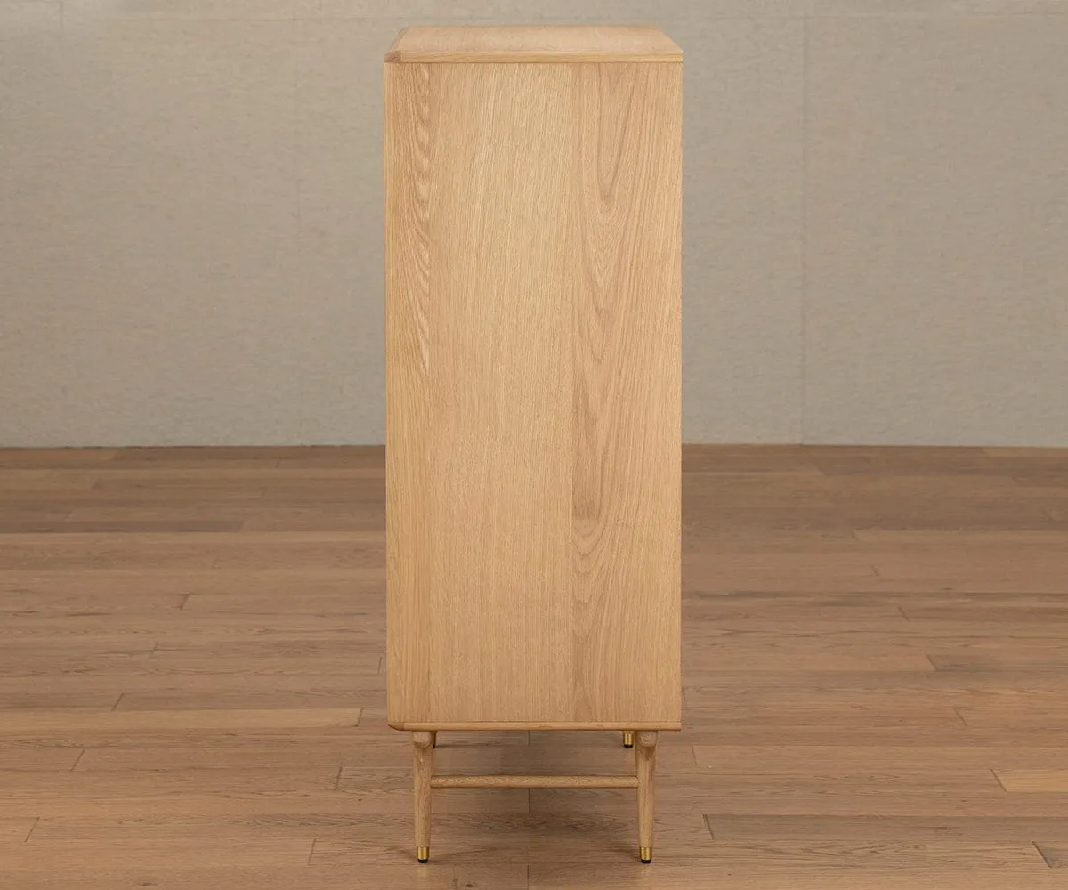 Hendrick High Chest II - White Oak
