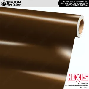 Hexis Gloss Marrakech Brown Metallic Vinyl Wrap | HX20MMAB (Special Order)
