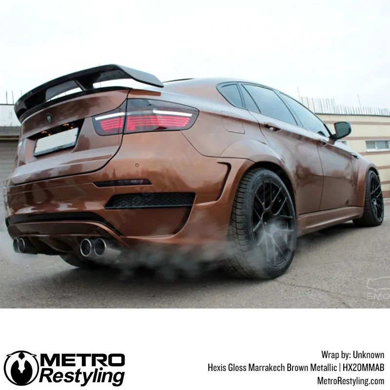 Hexis Gloss Marrakech Brown Metallic Vinyl Wrap | HX20MMAB (Special Order)