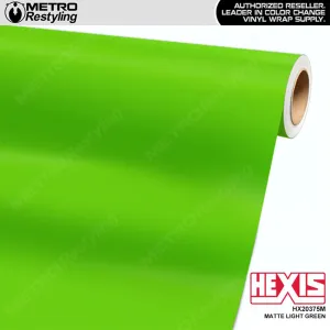 Hexis Matte Light Green Vinyl Wrap | HX20375M (Special Order)
