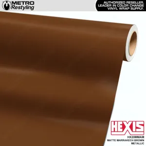 Hexis Matte Marrakech Brown Metallic Vinyl Wrap | HX20MMAM (Special Order)