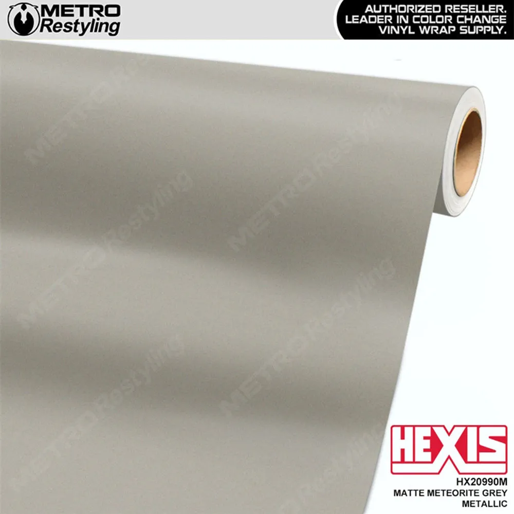 Hexis Matte Meteorite Gray Metallic Vinyl Wrap | HX20990M (Special Order)