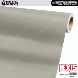 Hexis Matte Meteorite Gray Metallic Vinyl Wrap | HX20990M (Special Order)