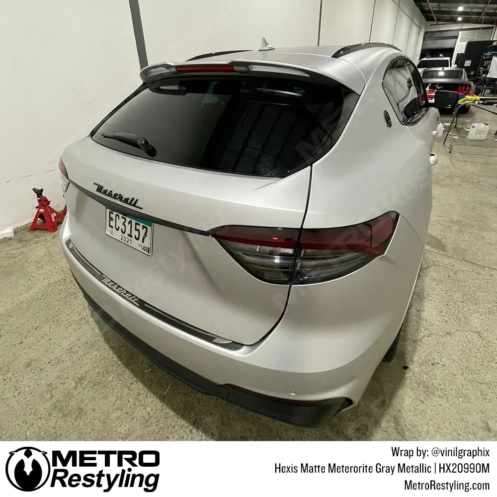Hexis Matte Meteorite Gray Metallic Vinyl Wrap | HX20990M (Special Order)