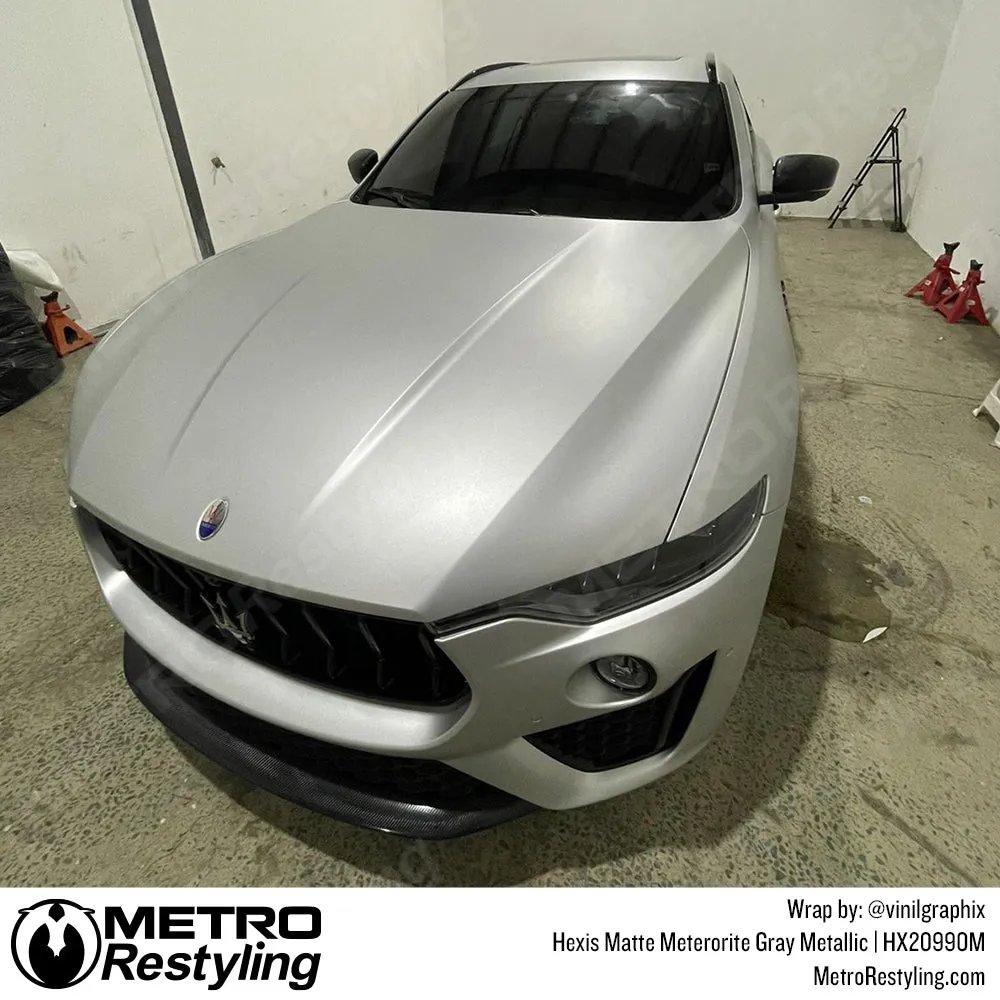 Hexis Matte Meteorite Gray Metallic Vinyl Wrap | HX20990M (Special Order)