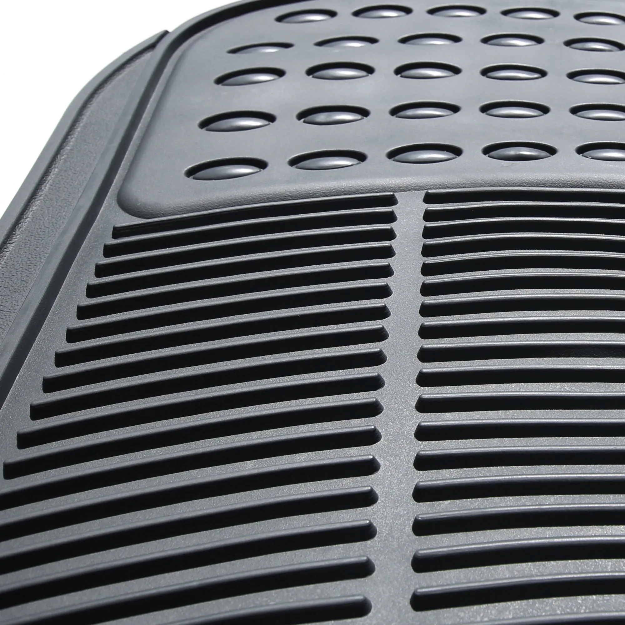 High Quality ClimaProof Trimmable Non-Slip Vinyl Floor Mats - Full Set Gray