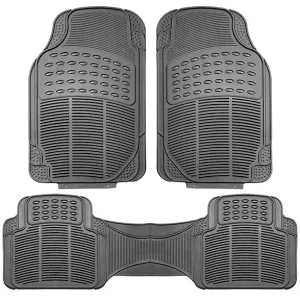 High Quality ClimaProof Trimmable Non-Slip Vinyl Floor Mats - Full Set Gray