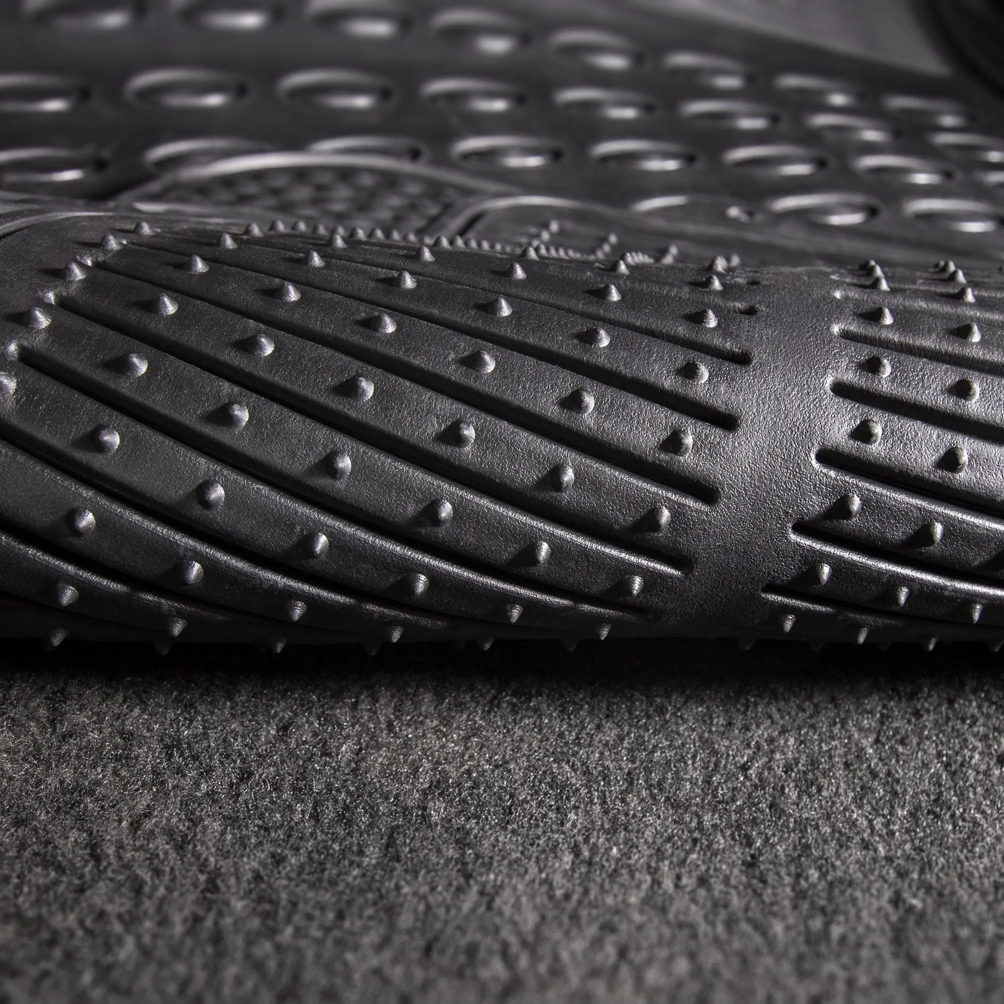 High Quality ClimaProof Trimmable Non-Slip Vinyl Floor Mats - Rear Black