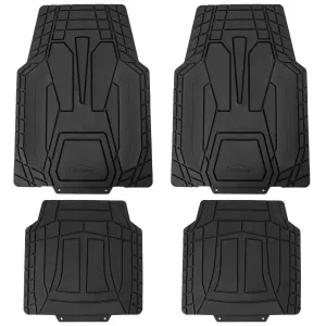 High Quality Rubber Floor Mats - Full Set Black