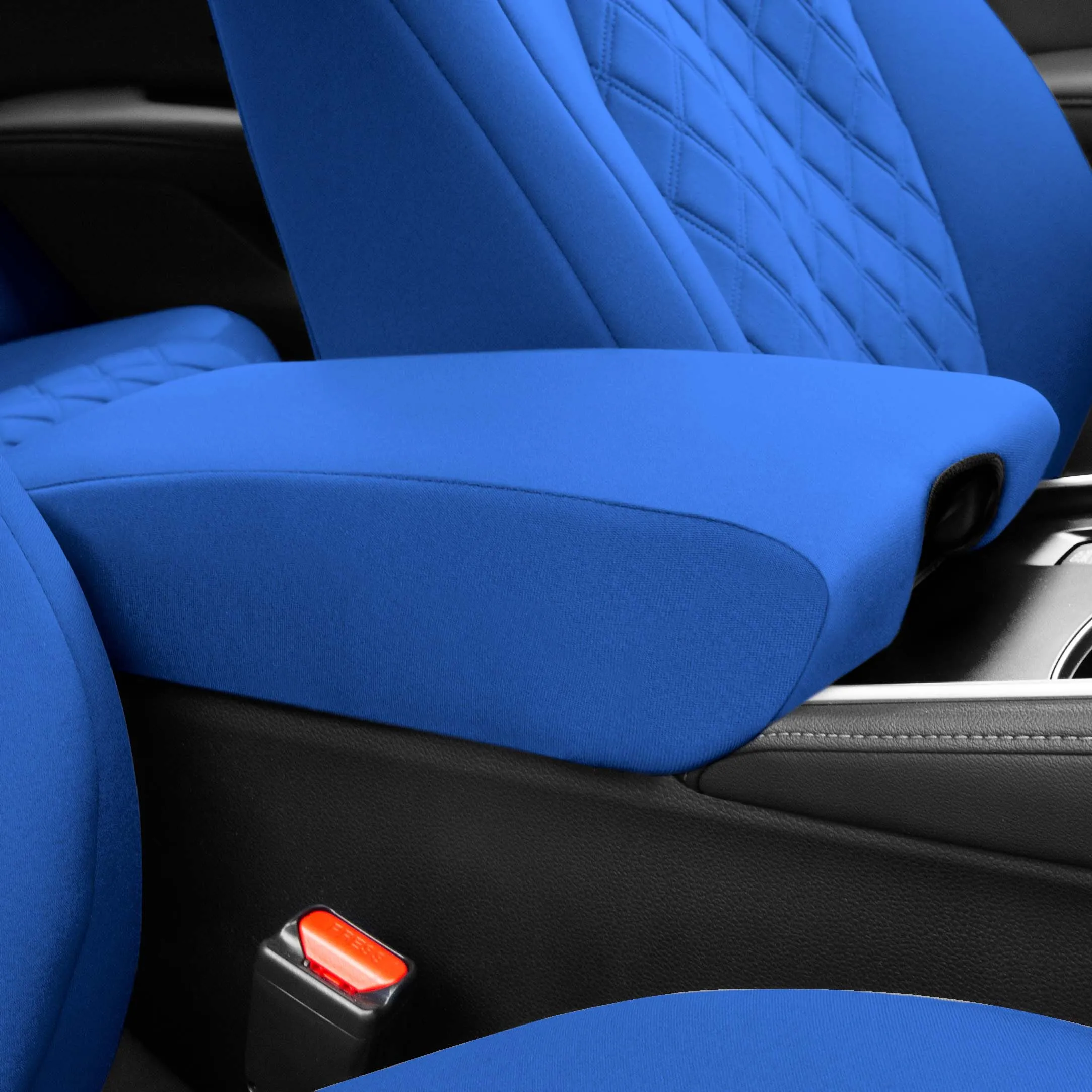 Honda Accord 2018 - 2022 Sport | Sport SE | EX| EX-L | Touring - Front Set Seat Covers - Solid Blue Ultraflex Neoprene