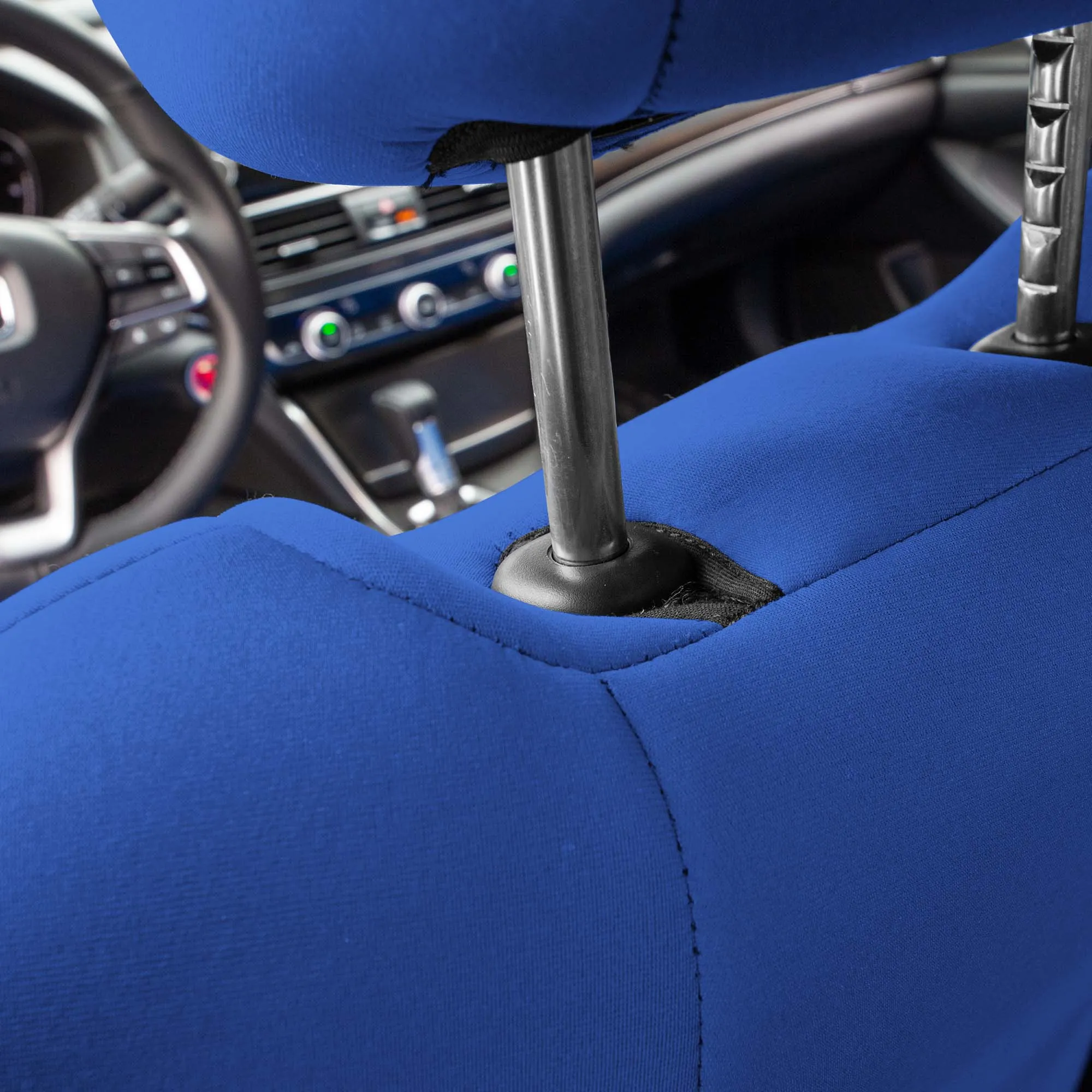 Honda Accord 2018 - 2022 Sport | Sport SE | EX| EX-L | Touring - Front Set Seat Covers - Solid Blue Ultraflex Neoprene