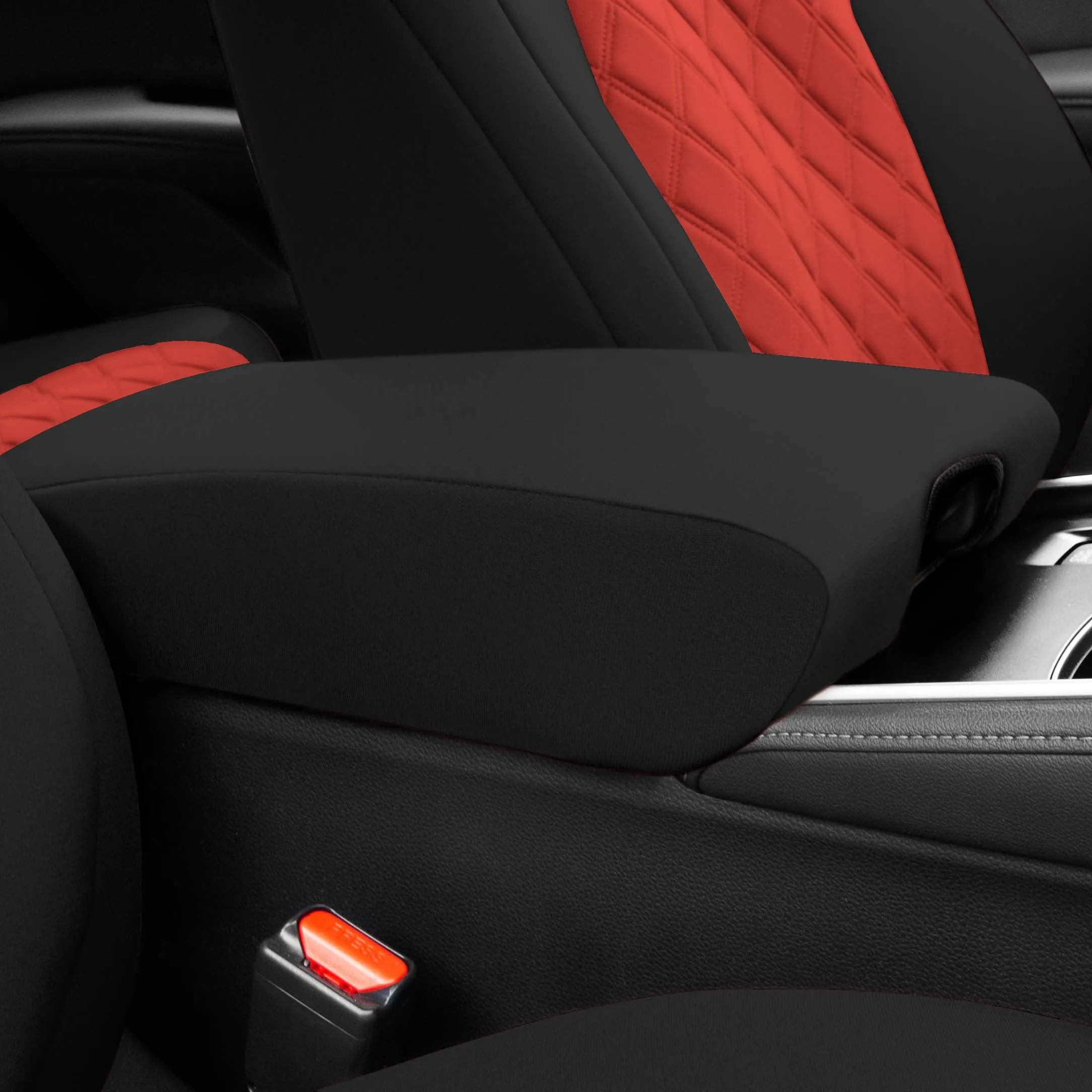 Honda Accord 2018 - 2022 Sport | Sport SE | EX| EX-L | Touring - Full Set Seat Covers - Red Ultraflex Neoprene