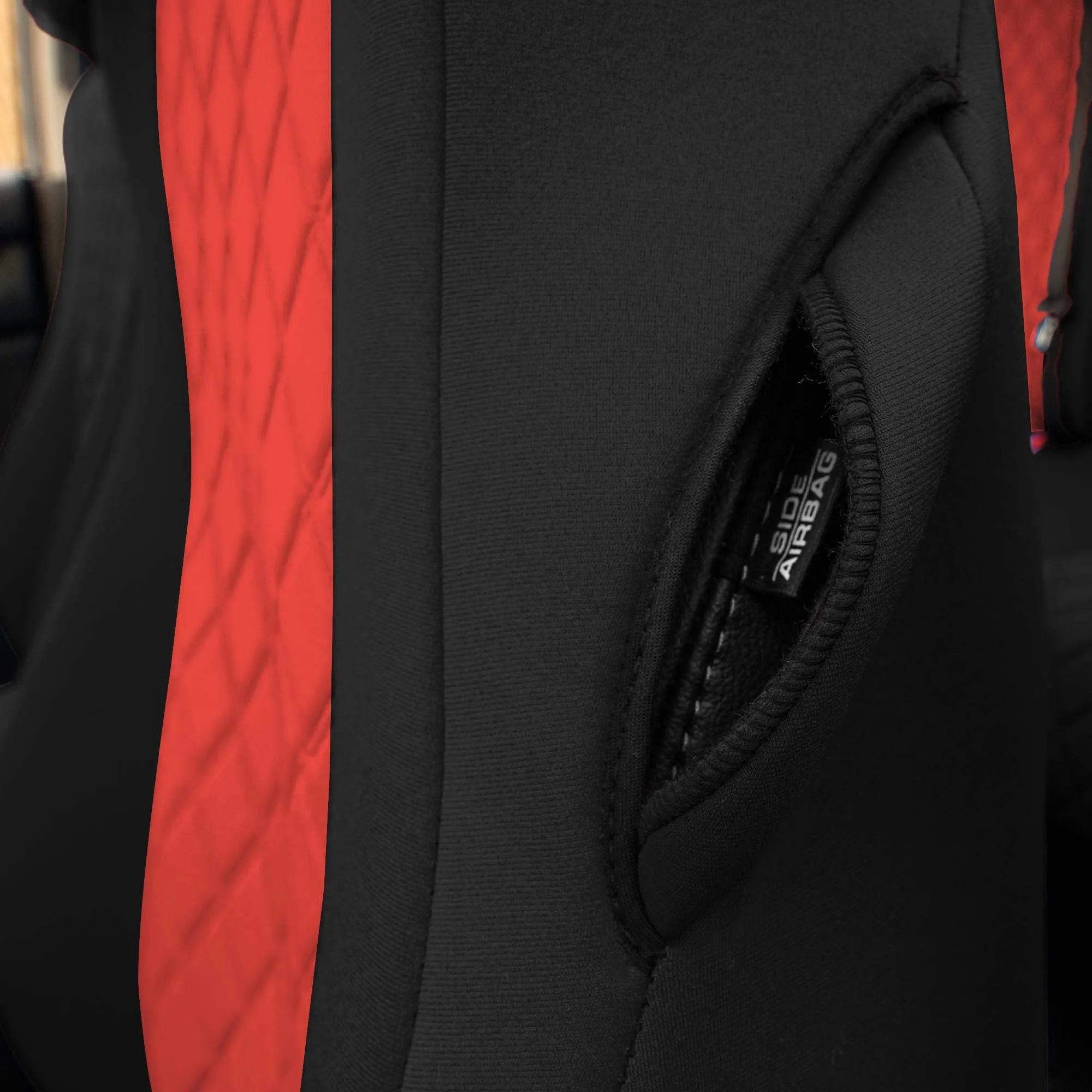Honda Accord 2018 - 2022 Sport | Sport SE | EX| EX-L | Touring - Full Set Seat Covers - Red Ultraflex Neoprene
