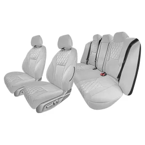 Honda Accord LX | Sport Hybrid 2023-2024 - Full Set Seat Covers (Solid Bench) - Solid Gray Ultraflex Neoprene