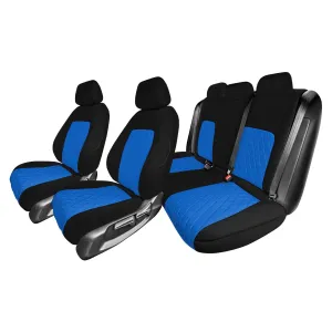 Honda Civic 2016 - 2025 Sedan Full Set Seat Covers (Split Rear) - Blue Ultraflex Neoprene