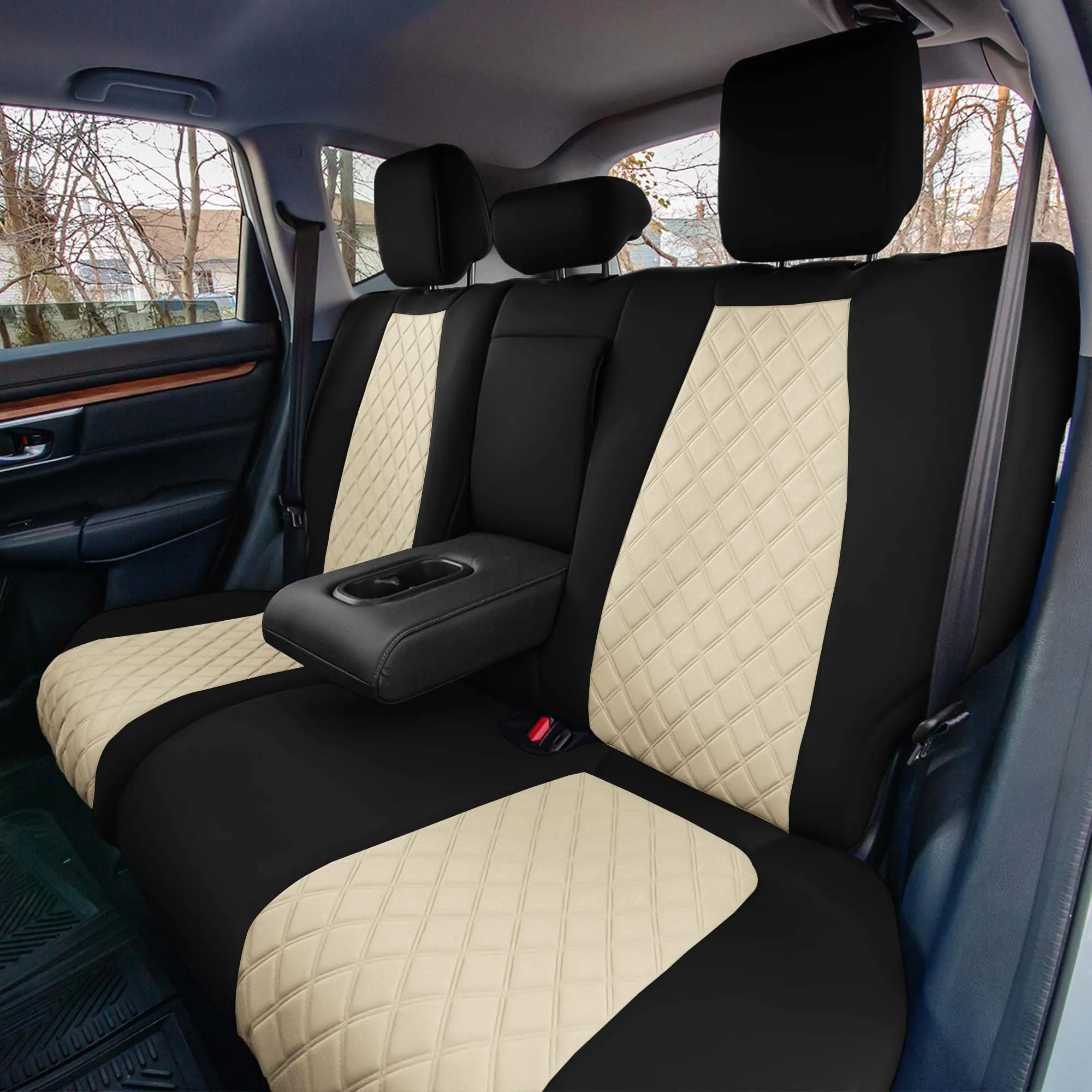 Honda CR-V 2017-2022 - Full Set Seat Covers - Beige Ultraflex Neoprene