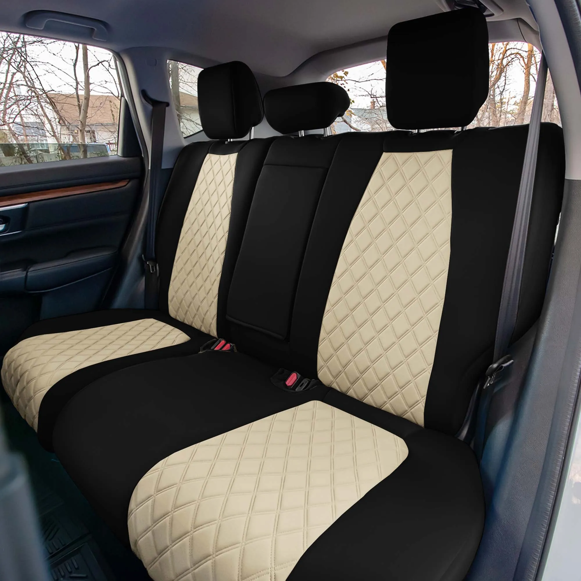 Honda CR-V 2017-2022 - Full Set Seat Covers - Beige Ultraflex Neoprene