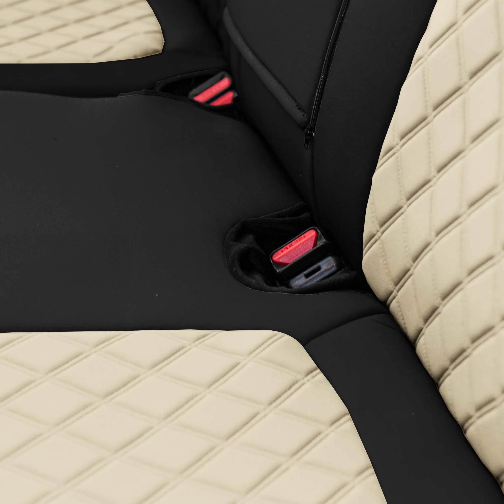 Honda CR-V 2017-2022 - Rear Set Seat Covers -  Beige Ultraflex Neoprene