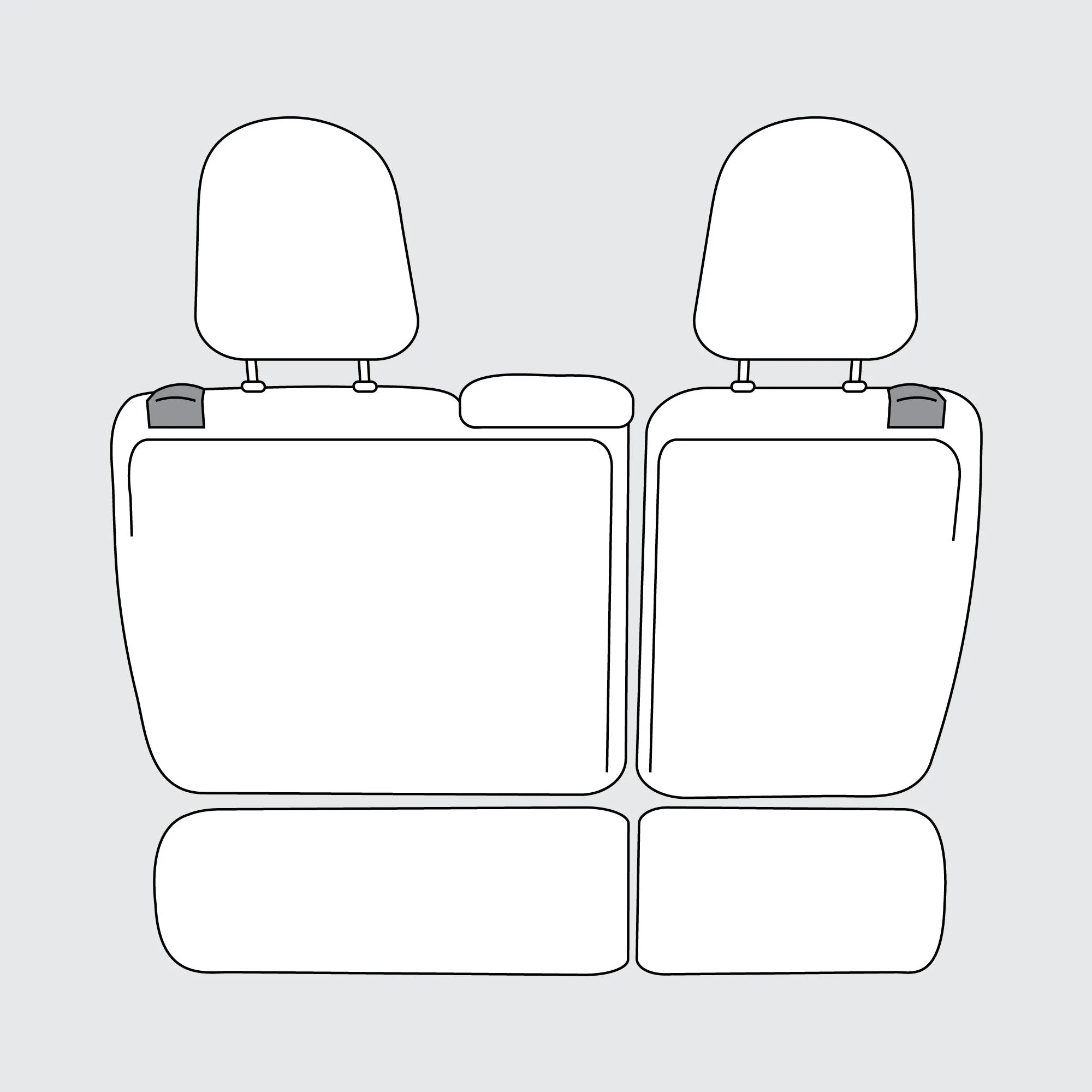 Honda Pilot 2016 - 2022 - Full Set Seat Covers - Blue Ultraflex Neoprene