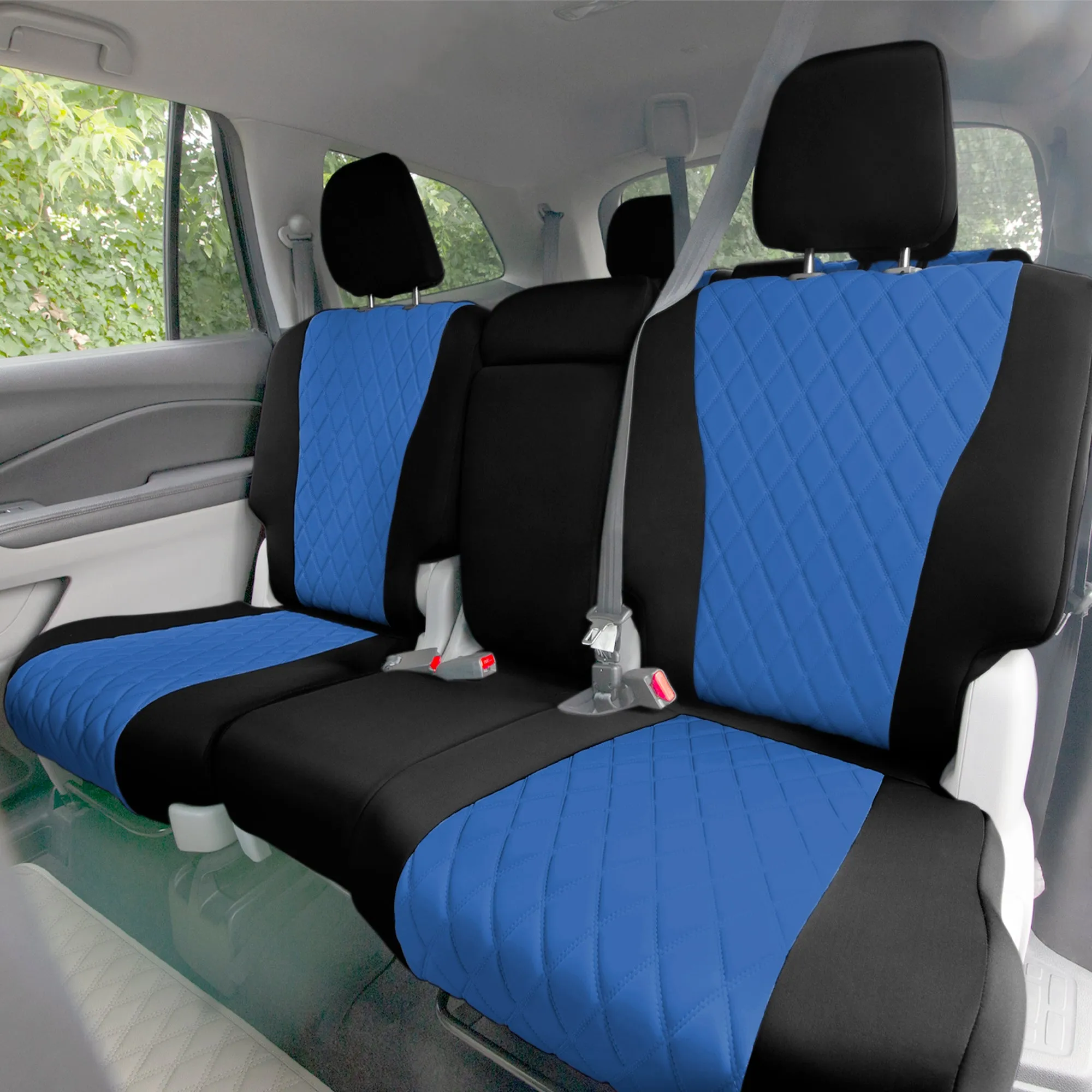Honda Pilot 2016 - 2022 - Full Set Seat Covers - Blue Ultraflex Neoprene
