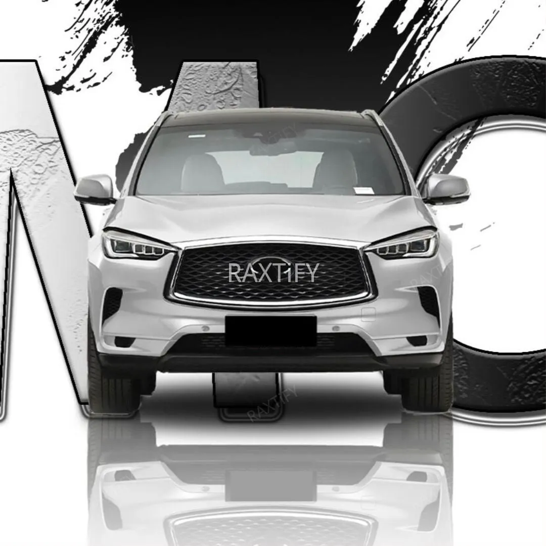Infiniti Black to White Custom Vinyl Wrap
