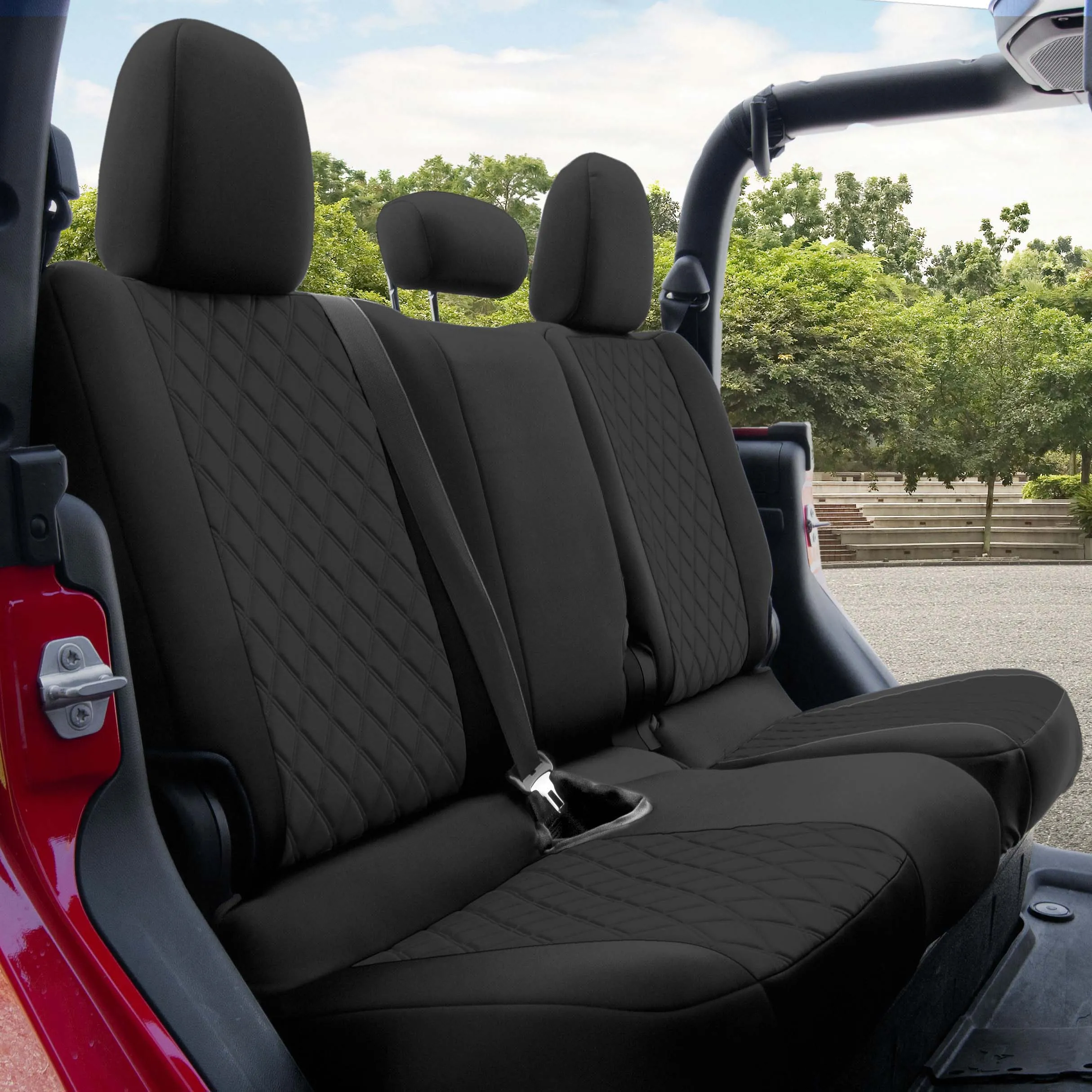 Jeep Gladiator JT 2020-2024  - Full Set Seat Covers - Black Ultraflex Neoprene