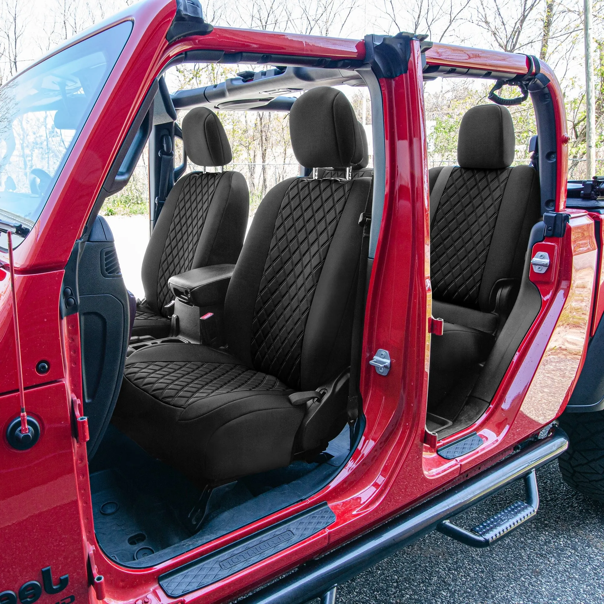 Jeep Gladiator JT 2020-2024  - Full Set Seat Covers - Black Ultraflex Neoprene