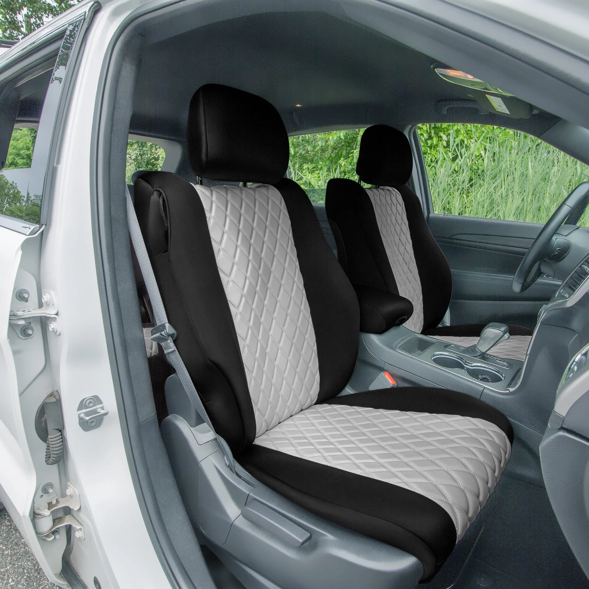 Jeep Grand Cherokee 2011 -2021 - Front Set Seat Covers - Gray Ultraflex Neoprene