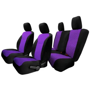 Jeep Wrangler JK 2 Door 2007-2017 -  Full Set Seat Covers - Purple Ultraflex Neoprene