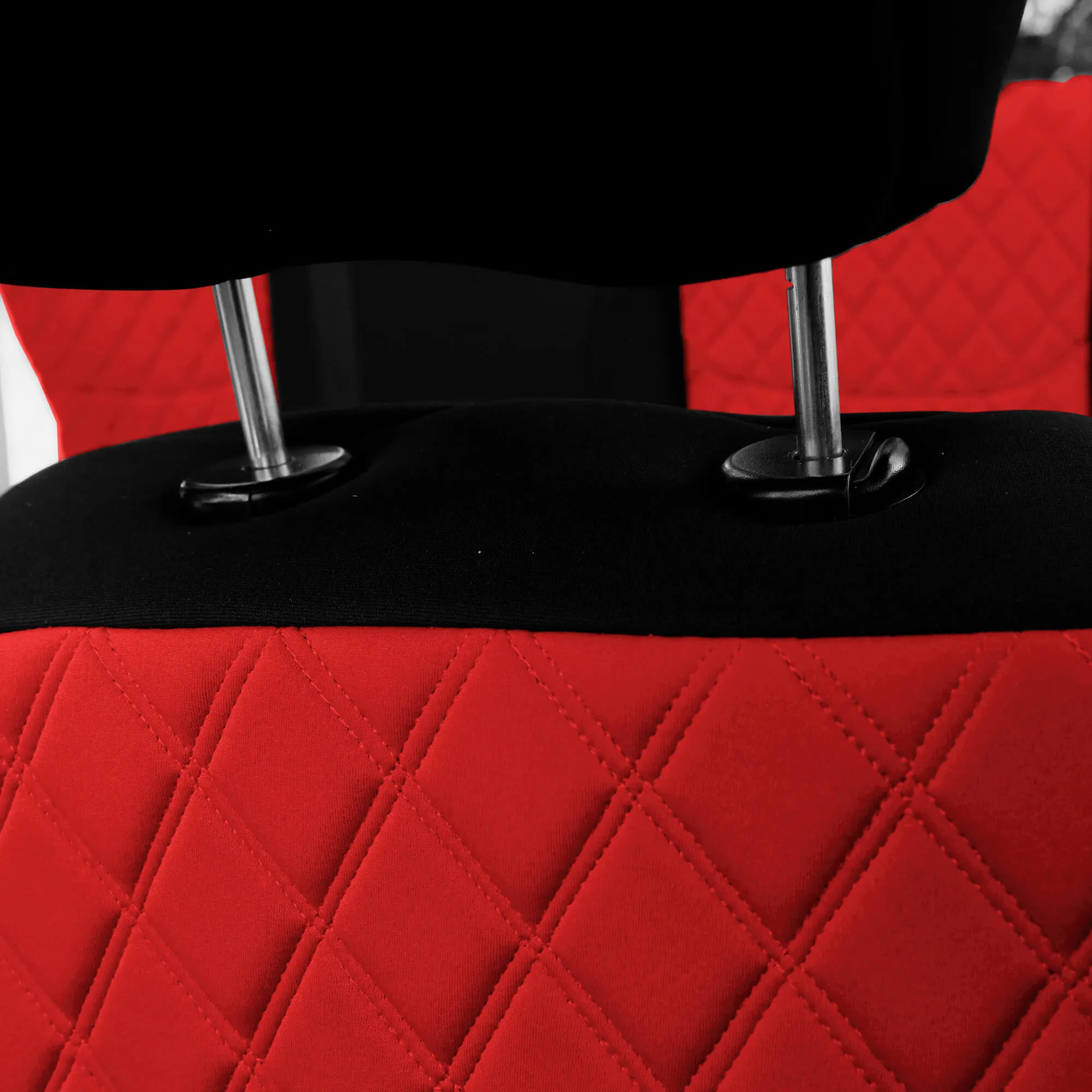Jeep Wrangler JK 2007-2017 -  Front Set Seat Covers - Red Ultraflex Neoprene