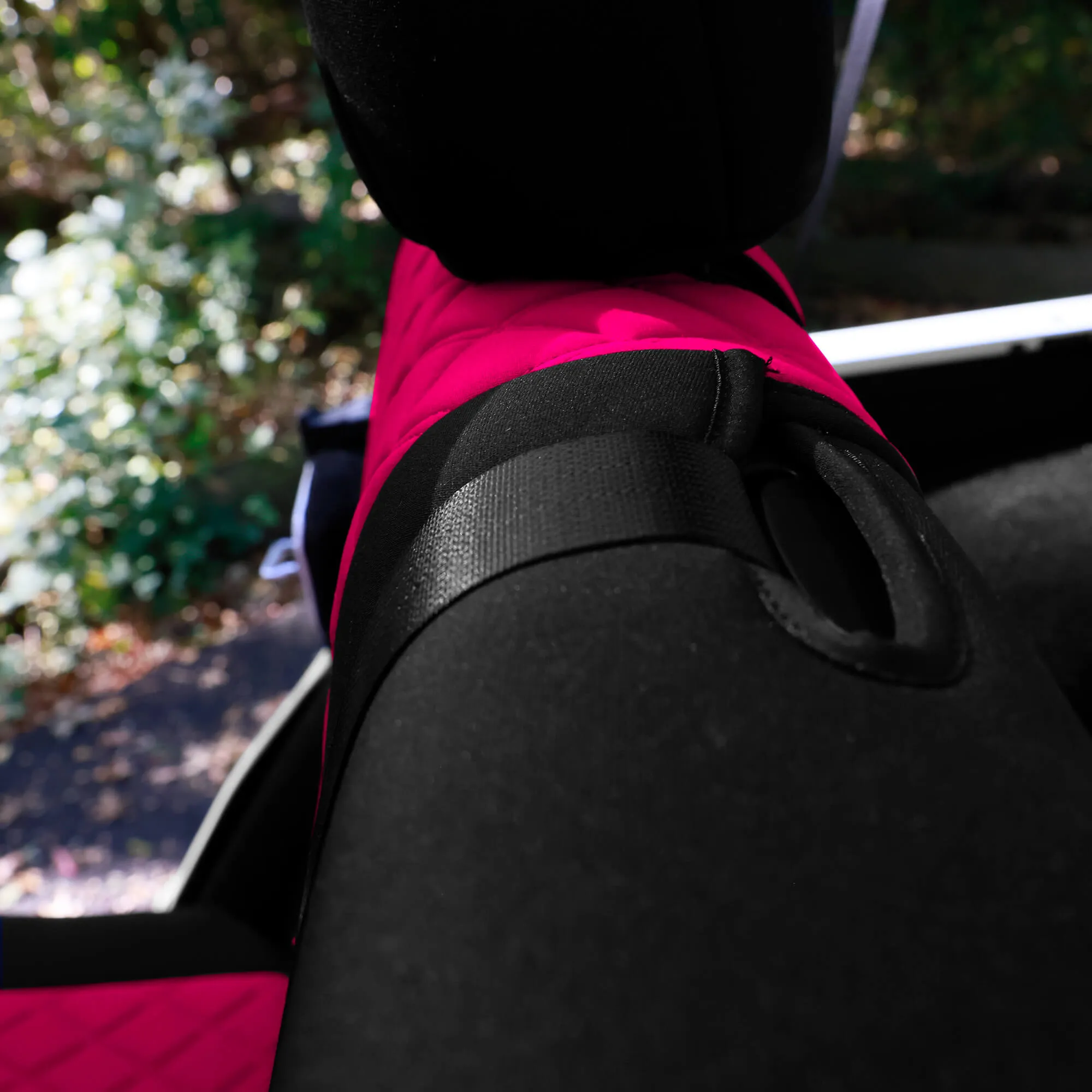 Jeep Wrangler JK 4-Door 2007-2017 -  Full Set Seat Covers - Pink Ultraflex Neoprene