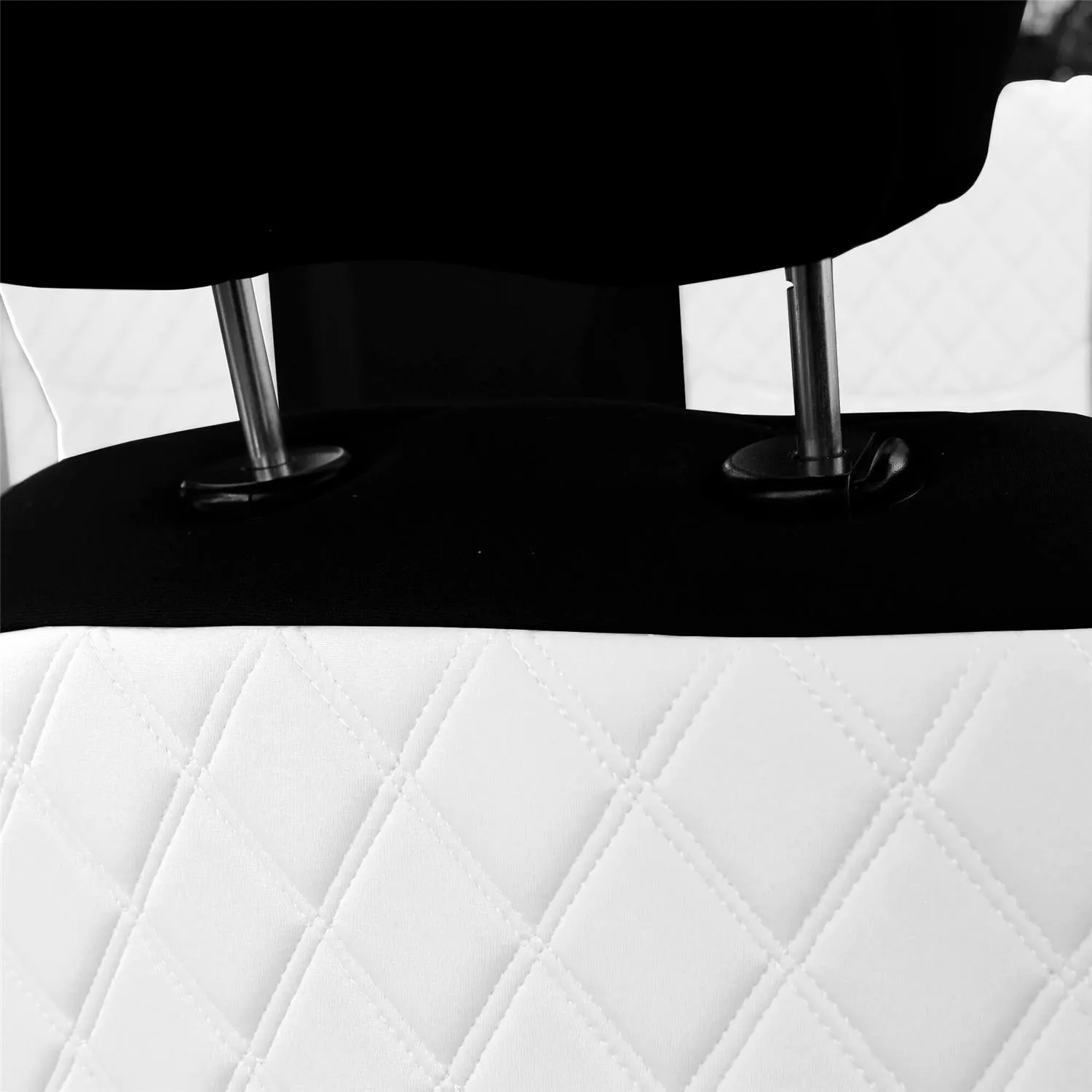 Jeep Wrangler JK 4-Door 2007-2017 -  Full Set Seat Covers - White Ultraflex Neoprene