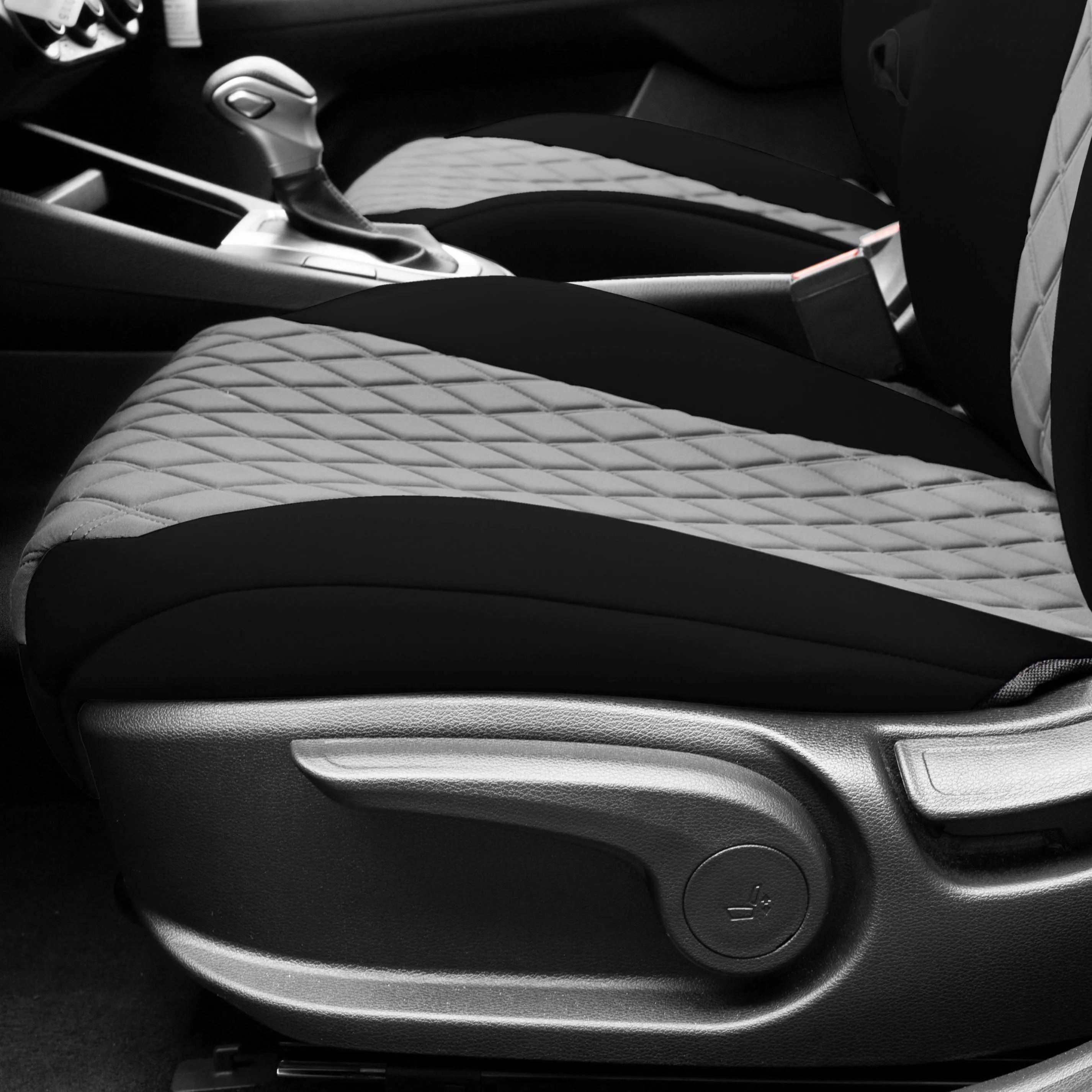 KIA Forte 2019-2024  - Front Set Seat Covers - Gray Ultraflex Neoprene