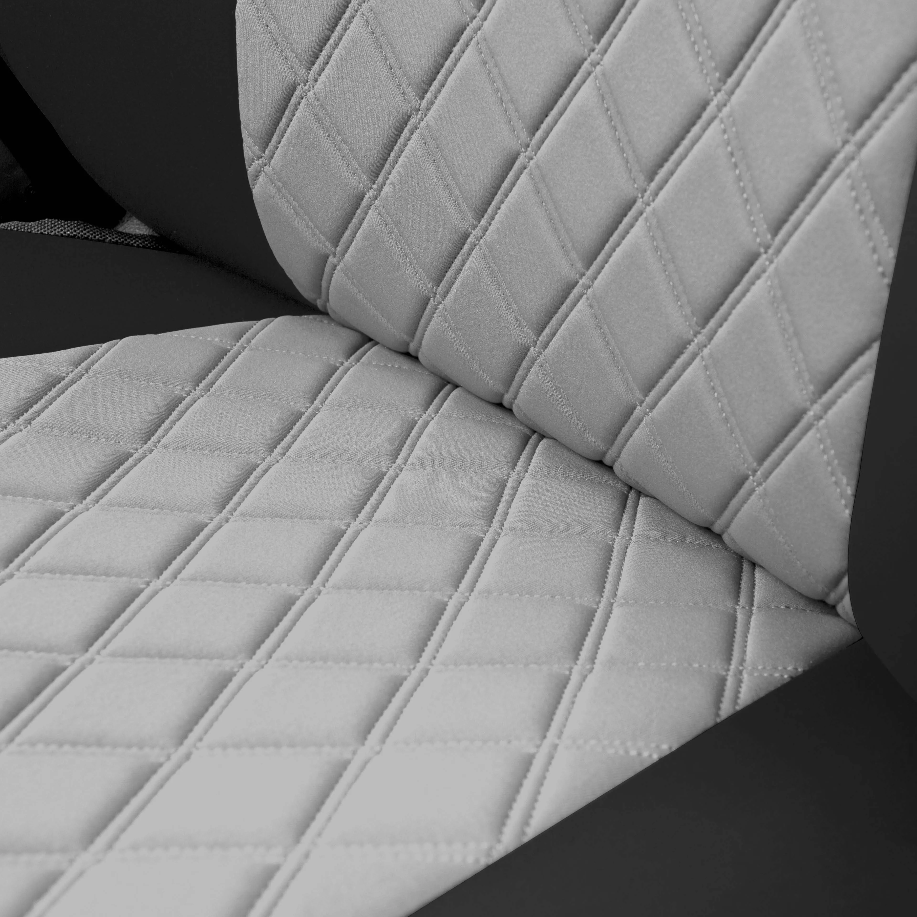 KIA Forte 2019-2024  - Front Set Seat Covers - Gray Ultraflex Neoprene